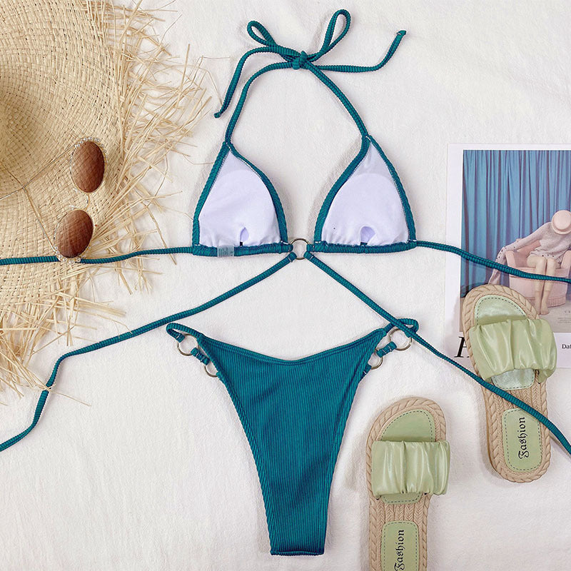 Emerald Elegance Bikini Set