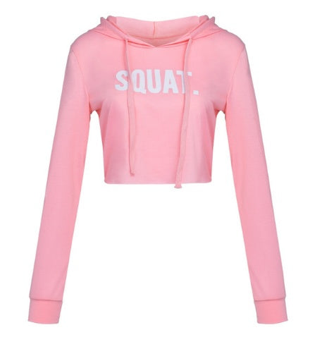 Squat Hoodie Crop
