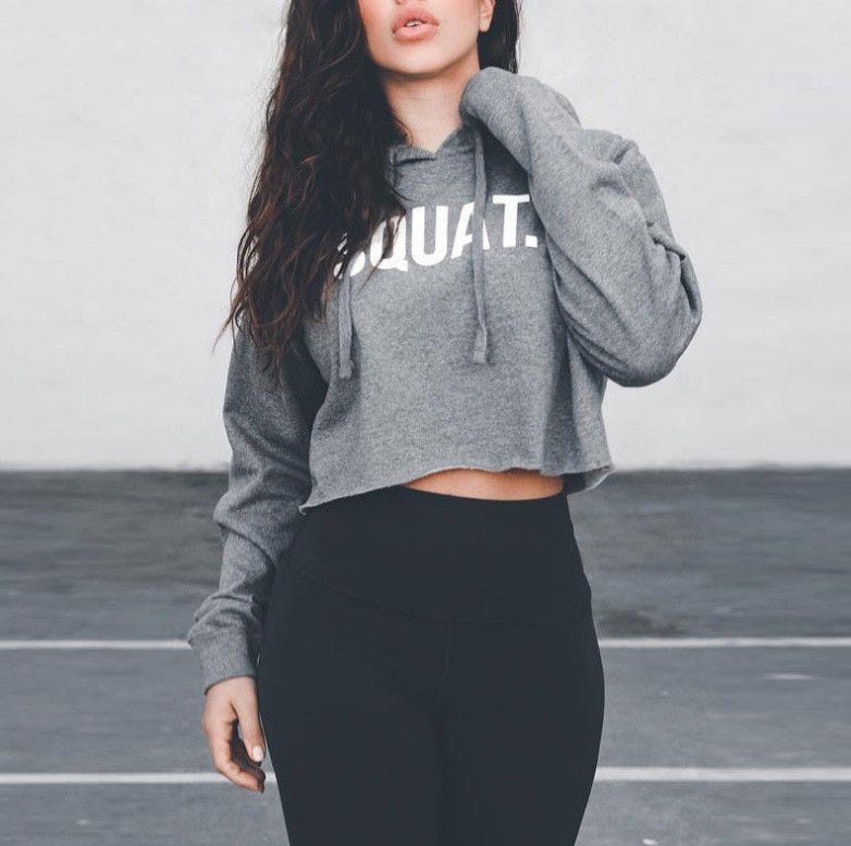 Squat Hoodie Crop