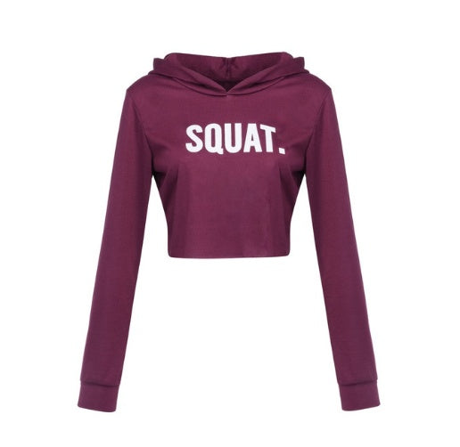 Squat Hoodie Crop