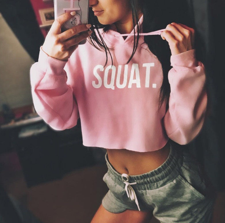 Squat Hoodie Crop