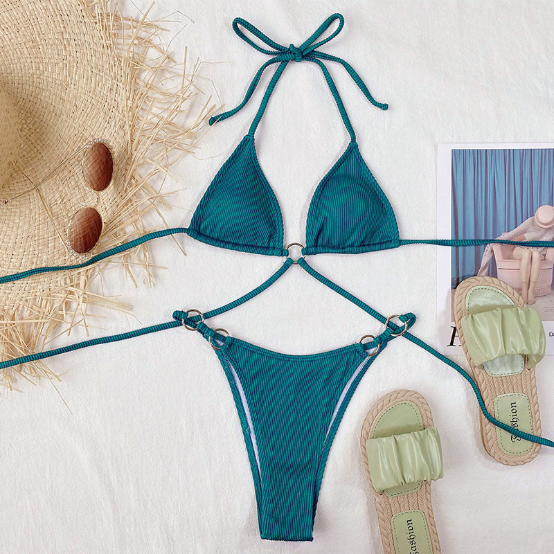 Emerald Elegance Bikini Set